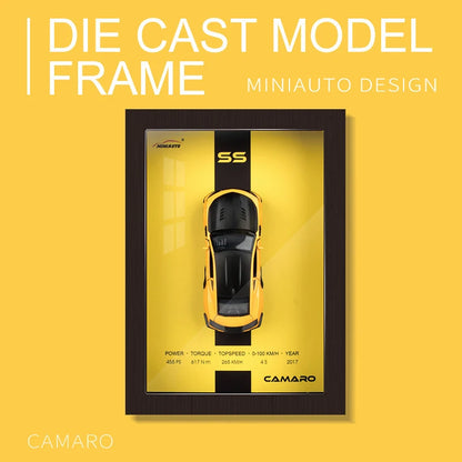 Collector’s 3D Car Frame – Wall Display with Realistic Diecast Model