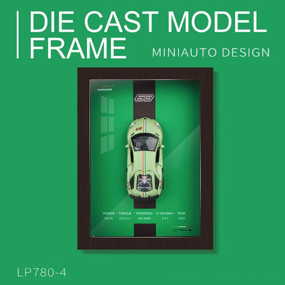 Collector’s 3D Car Frame – Wall Display with Realistic Diecast Model