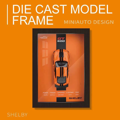 Collector’s 3D Car Frame – Wall Display with Realistic Diecast Model
