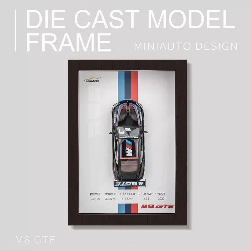 Collector’s 3D Car Frame – Wall Display with Realistic Diecast Model