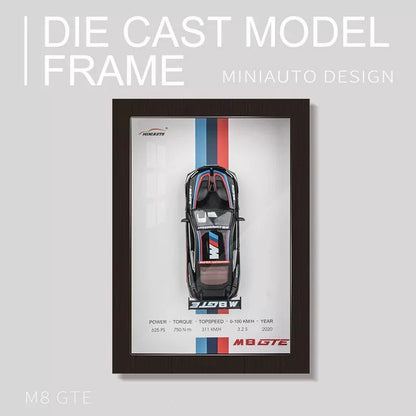 Collector’s 3D Car Frame – Wall Display with Realistic Diecast Model
