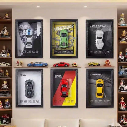 Cadres 3D Voitures de Sport – Collection Premium 1:32