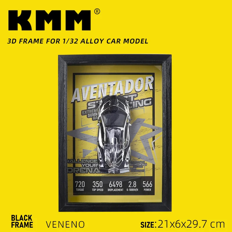 Cadres 3D Voitures de Sport – Collection Premium 1:32