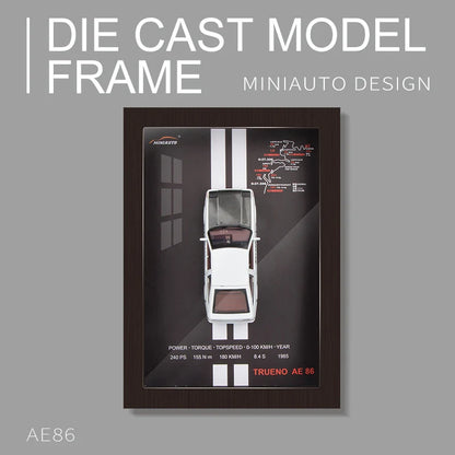 Collector’s 3D Car Frame – Wall Display with Realistic Diecast Model