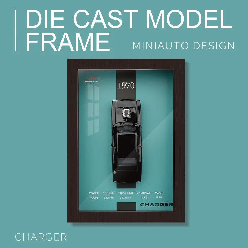 Collector’s 3D Car Frame – Wall Display with Realistic Diecast Model