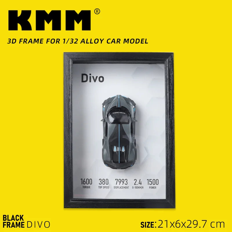 Cadres 3D Voitures de Sport – Collection Premium 1:32